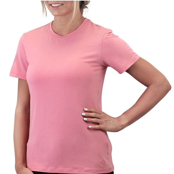 UV Skinz UPF 50+ Sunwear Short Sleeve T Shirt Pink size L - Picture 1 of 5